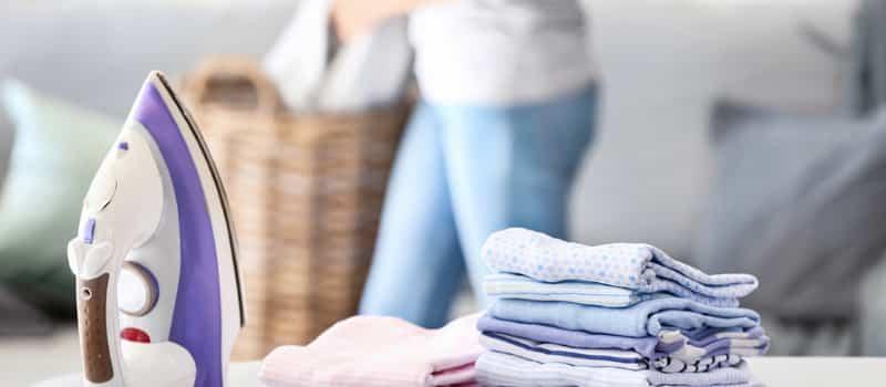Freshly folded laundry